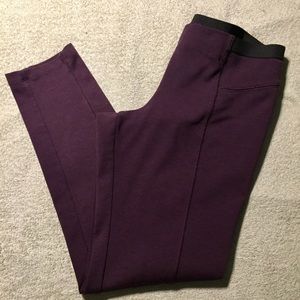 Purple Vera Wang Stretchy Pant Leggings
